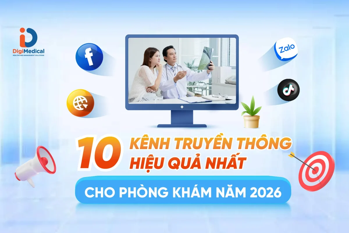 10 kênh truyền thông phòng khám hiệu quả nhất năm 2026